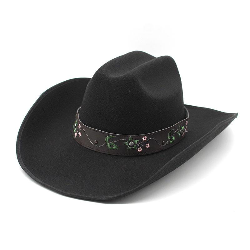 

Women S Vintage Black Top Hat Jazz Hat British Wool Hat Men S Top Hat Hat M（56-59cm） чорний