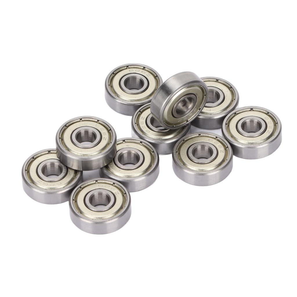 10 Buc Rulment Radial cu Bile cu Canale Adânci, Oțel, Dublu Ecranați, Feronerie 626Z, 6mm ID, 19mm OD, 6mm T