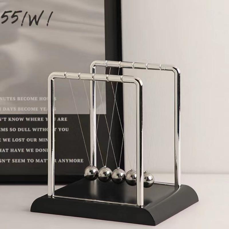 Newton Pendulum Balance Balls: Stylish Desk Decor & Educational Dynamics Toy for Office & Home