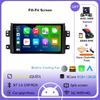 Android 14 for Suzuki SX4 2006-2013 Car radio For Fiat Sedici multimedia player Autoradio GPS navigation Carplay SWC HeadUnit