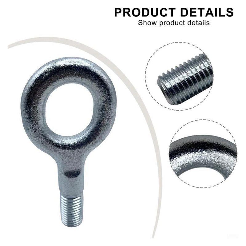 Short Towing Eye Hook Compatible For Fiat Ducato Boxer Citroen Relay Heavy-Duty Metal Tow Hook Replacement