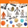 Çocuklar İçin Eğitimsel Bilim Oyuncakları, PVC Malzemeli Uzay Roketi Uydu Model Seti