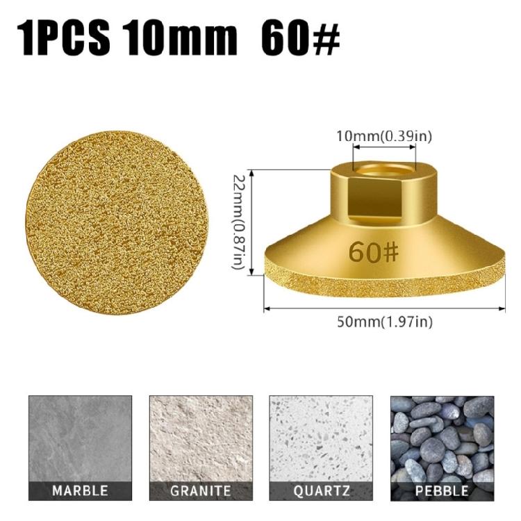 Efficient Heat Dissipation Diamantine Grinding Head Disc For Marble Quartz Polishing Enhances Durability Performances