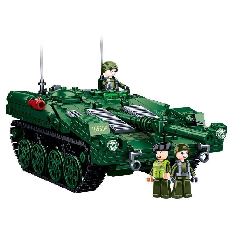

692 детали Военный танк STRV-103 Армейская бронетехника Mould King Строительные блоки Классические Moc Блоки Фигурки Действия Детские Игрушки Подарок для Мальчиков