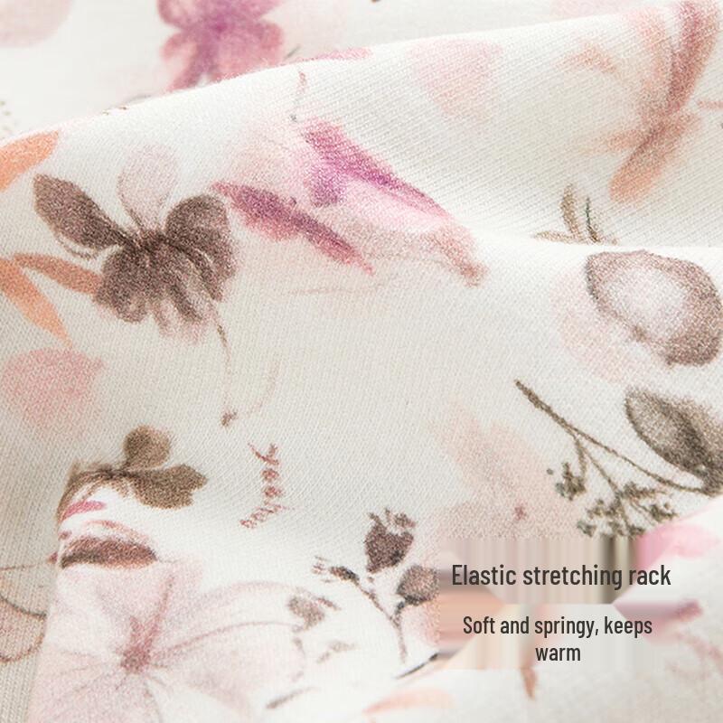 YEEHOO Girls' Floral Print Long Sleeve Sweatshirt