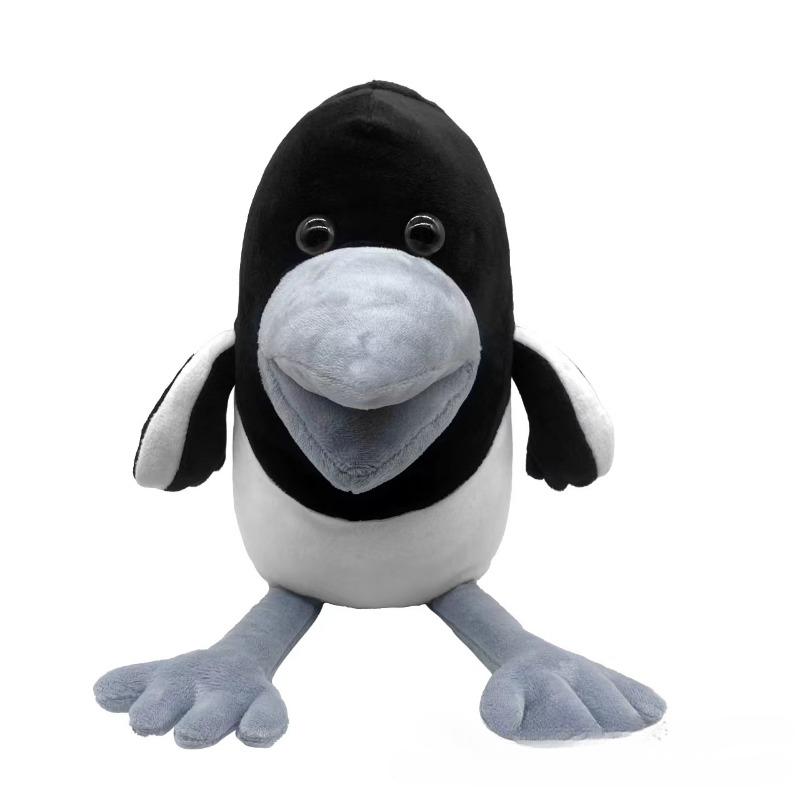 Juguete de Peluche de Steve y Maggie de 22 cm Nuevo Halloween Kawaii Urraca Cuervo Juguetes de Peluche Animales de Peluche Suaves Muñecas Para Regalos Navideños