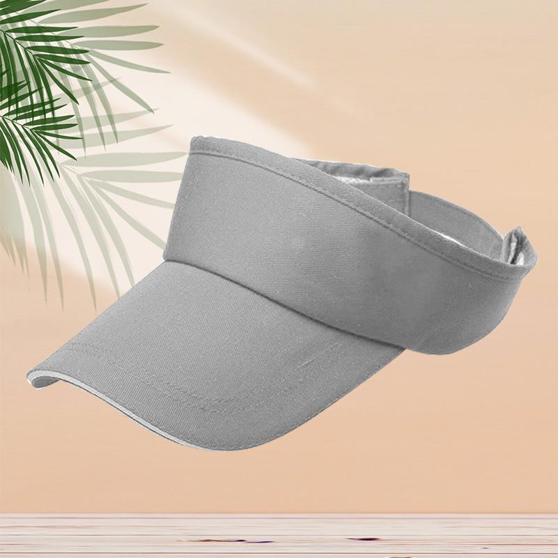 

Уличная шляпа от солнца шляпа с открытым верхом шляпа весна и лето защита от солнца шляпа на заказ вышивка Adjustable серый