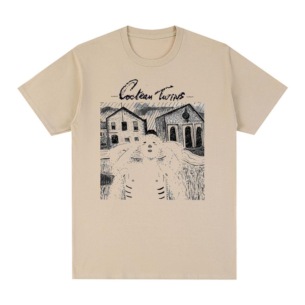 Cocteau Twins Vintage T-shirt Goth Post Punk Cotton Men T shirt New Tee Tshirt Womens Tops