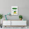 Art 420mm x Wall Wooden Interior Animal Rain Panel, Picture, Painting, Decoration, igsticker, 297mm, A3, Photo, Hanging, Frame, Decor, Stylish,