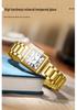 OFNS Women's Classic Luxury Retro Square Quartz Watch with Roman Numerals