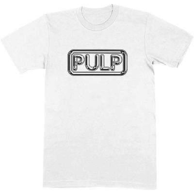 Maglietta Bianca da Uomo con Logo Pulp Different Class Licenza Ufficiale Pulp Logo Tee