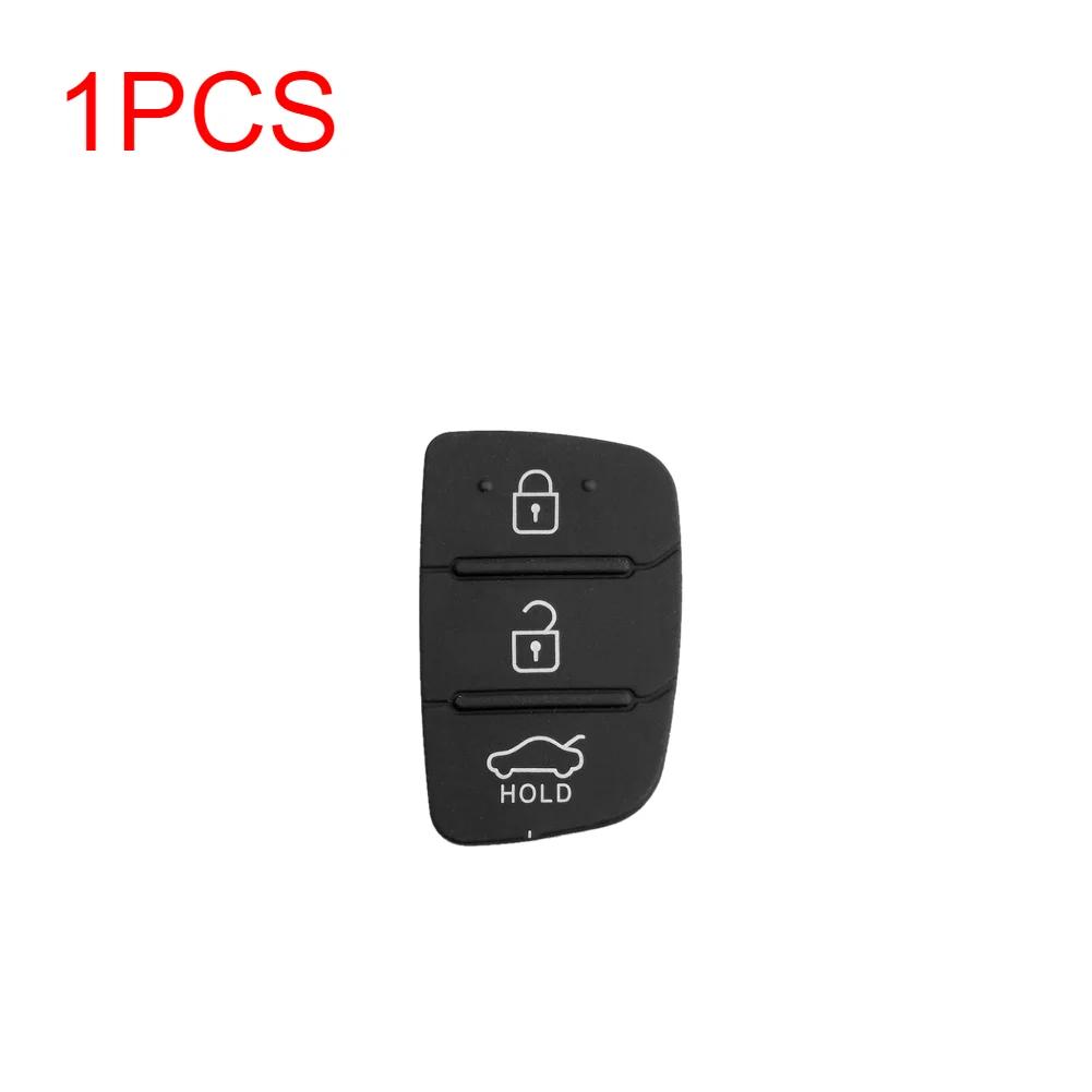 

10-1 шт. сменный 3-кнопочный чехол для дистанционного ключа-брелока с резиновой накладкой для Hyundai I10 I20 I30 IX35 Kia K2 K5 Rio Sportage детали для выкидного ключа
