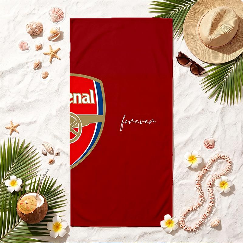 ARSENAL Soft Beach Towel Stylish Beach Pool Towel for Summer Seaside Vacation Travel