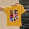 2026 T-shirt per Bambini Five Nights At Freddys Cartone Animato T-shirt Grafica FNAF Top Sportivi Casual per Bambini Maniche Corte Abbigliamento per Bambini