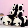 Pernă moale Panda pentru copii și adulți - Jucărie de pluș cu animale de pluș, cu blană pufoasă - 9cm/15cm/25cm/30cm/35cm/40cm/45cm/50cm/60cm
