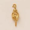 European & American Stainless Steel Boot Pendant - DIY Accessory with 18K Gold Color Retention