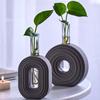 Oval Round Vase Container Mold DIY Resin Clay Molds Striped Vase Mold  Hydroponic Planter Crafts