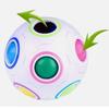 Colorful 12 Hole Magic Ball Stress Relief Toy Creative Rainbow Puzzle For Anxiety