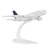 1/400 A380 German Lufthansa Airbus Civil Airliner Plane Model 16cm Aircraft Aviation Model With Display Stand For Collection