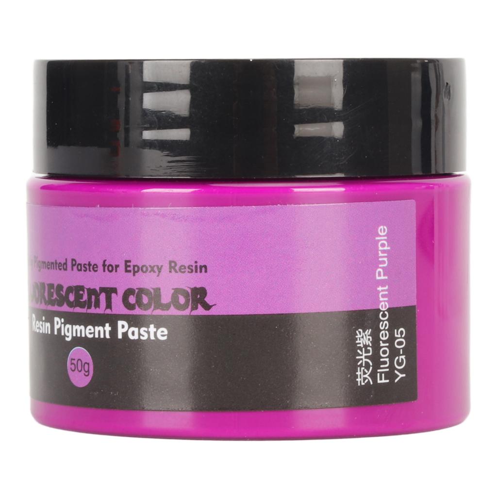 50g Fluorescent Color Resin Pigment Paste High Concentration Highly Pigmented Resin Pigment Paste for   Painting Art