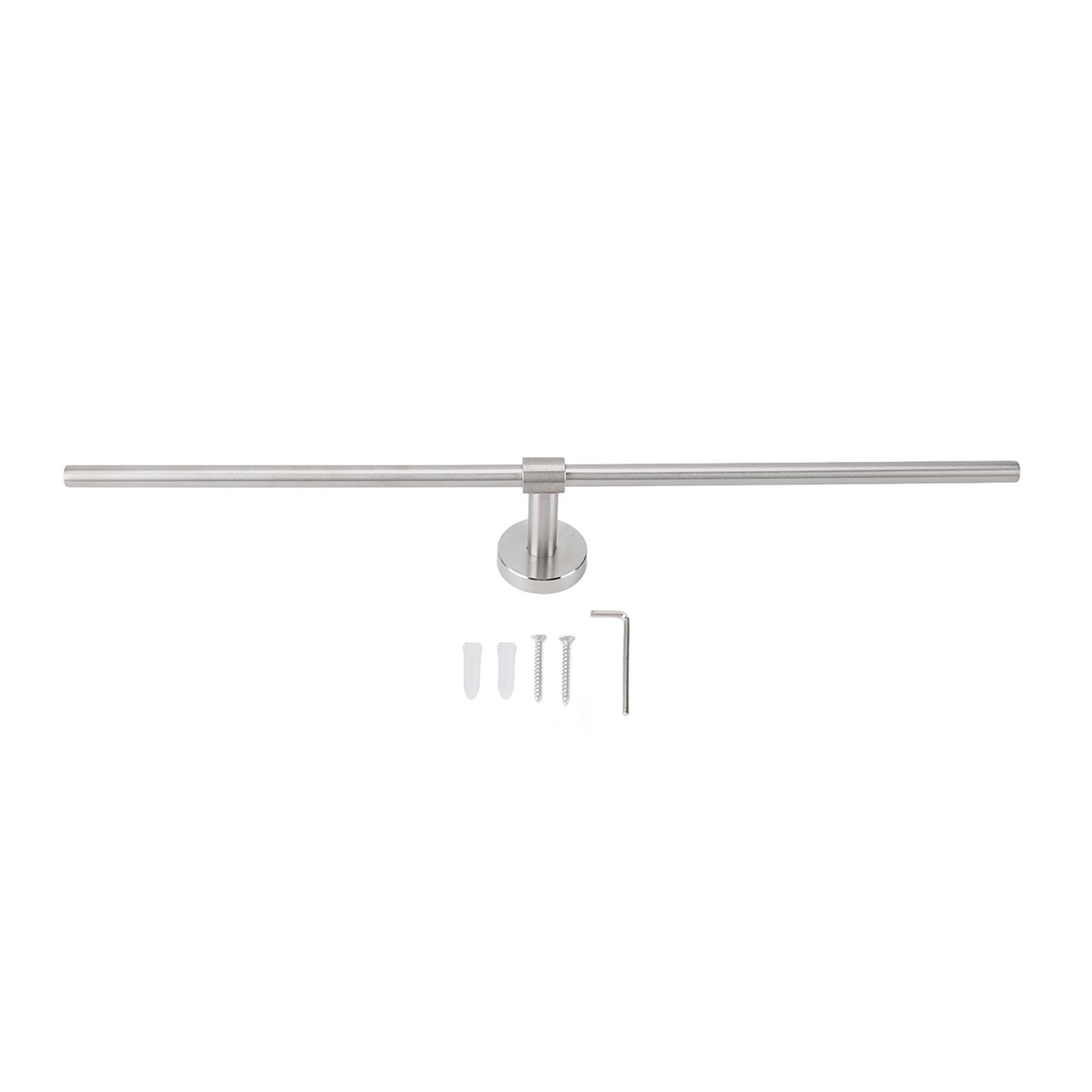 

Настенный держатель для полотенец из нержавеющей стали, устойчивый к ржавчине, современный стильный держатель для полотенец для ванной комнаты и кухни 50cm/19.7in