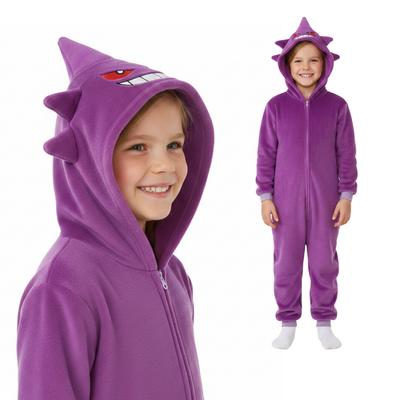 Onesie Kigurumi Pajamas Costume Pokemon Gengar Children' 95 - 105Cm