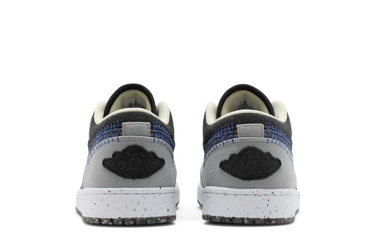 Men's Sneakers Jordan 1 Low SE Crater Black Grey Light Smoke Grey/Multi-Color