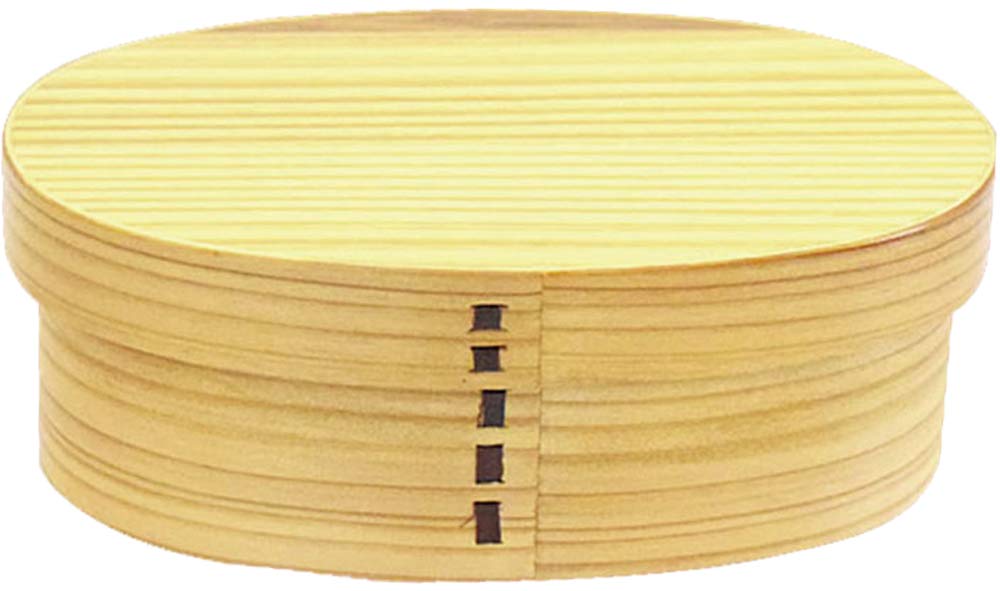 

Ippinsha Bento Small Cedar Bentwood Lunch KU46228 Box, (400ml), Natural, Dishwasher-Safe, Box,