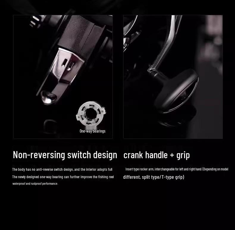 Daiwa CROSSFIRE LT Spinning Reel - Lightweight Long Cast Metal Spool Fishing Reel, Available in 26 Models.