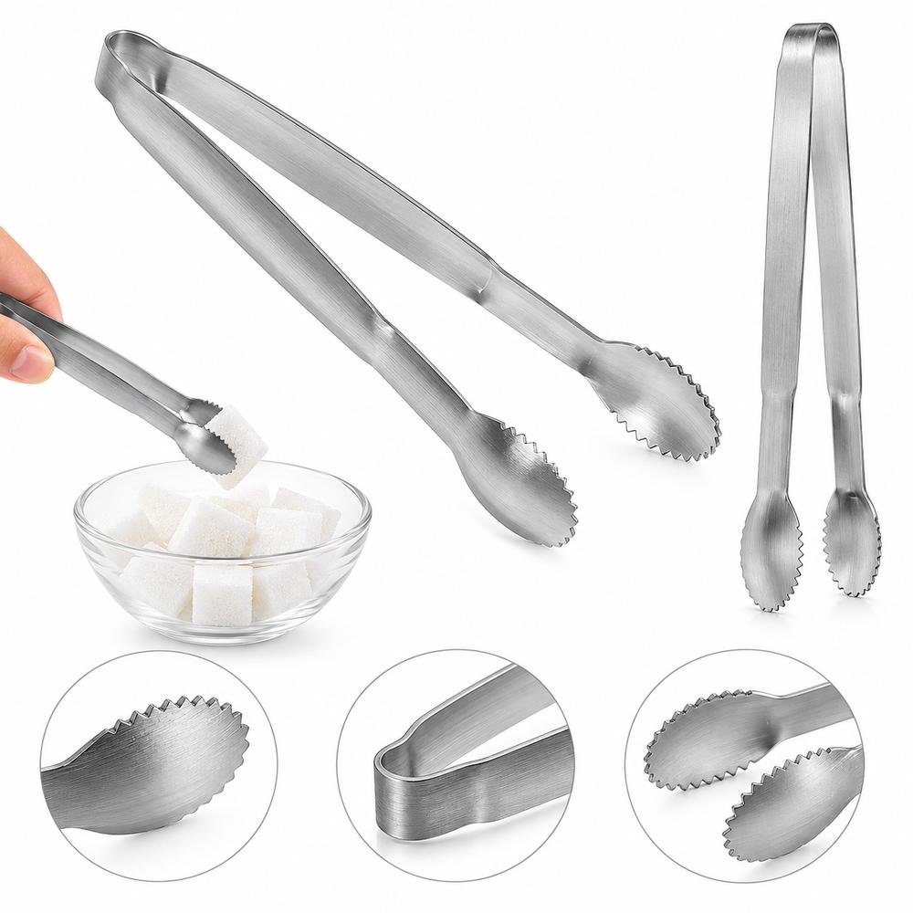 Mini Food Tongs Food Grade Ice Cube Tongs New Sugar Cubes Tongs  Party Supplies