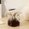 30Pcs V-Shaped Coffee Filter Disposable Eco-Friendly Coffee Powder Filter Bag with Hanging Ears Paper Filters