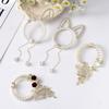 Tassel Rhinestone Cat Ears Hair Claw Clips Flower Horsetail Buckle Bun Ponytail Holder Hair Clip Women Female Hair Accessories