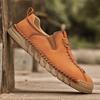 Men's Leather Casual Shoes Handmade Loafers Large Size Men's Genuine Leather Shoes Slip On Shoes