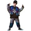 Children's New Year's Performance Costume Set: Silver Sequin Hip-Hop Street Dance Outfits for Boys & Girls