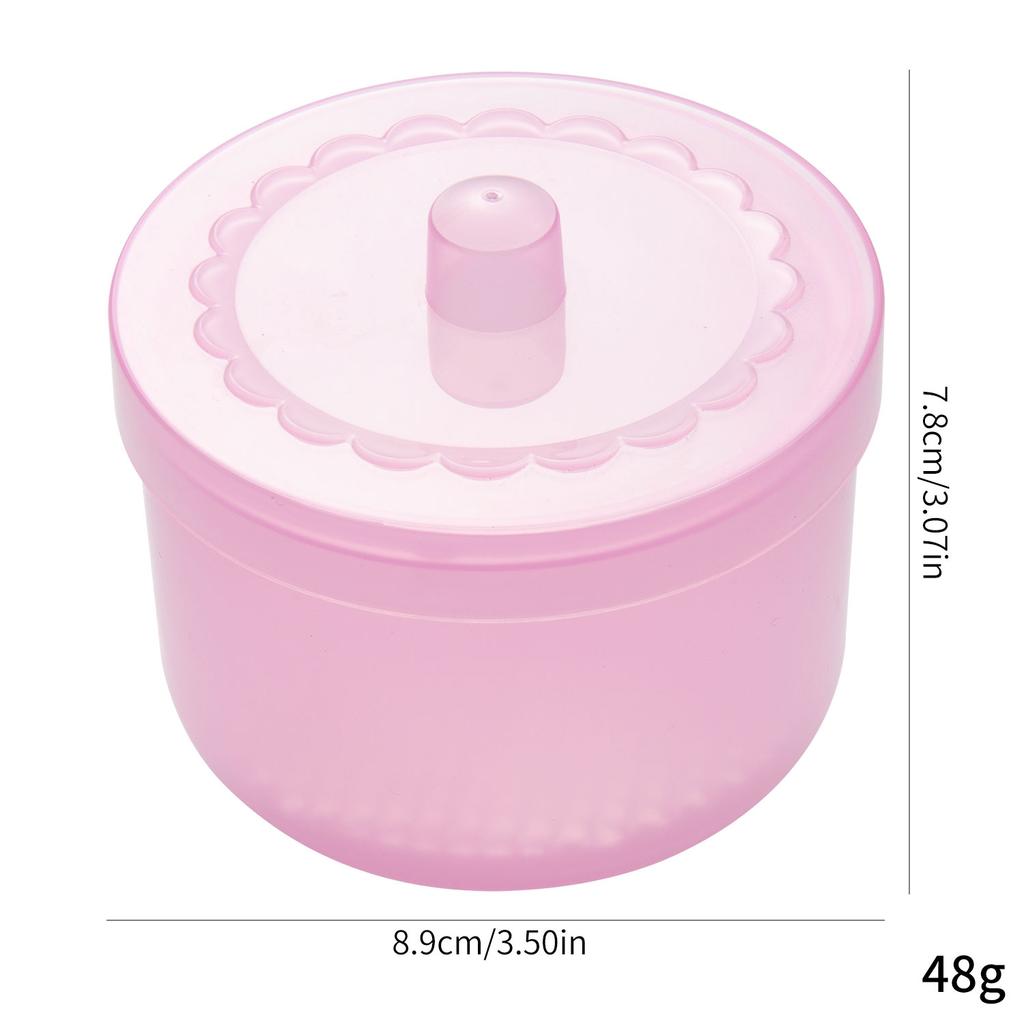 Nail Drill Bits Disinfection Box Double Layer Filtration Cleaning Box Manicure Storage Case Nail BrushCleaningContainer Nail Box