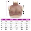 Silicone Breasts Tanned Cup Size E