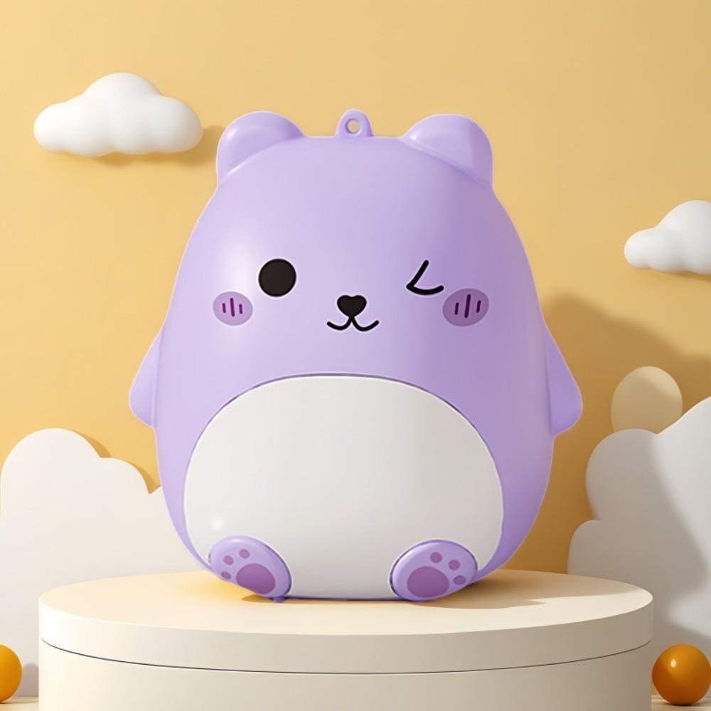 Cartoon Bear Medicine Box 5 Grids Moisture Proof Mini Pill Organizer Partition Design Compact Size Drug Storage Case for Travel