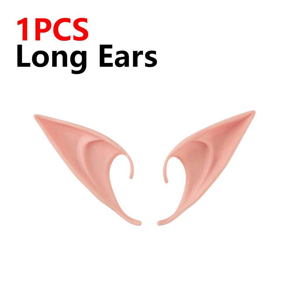 

1-10Pair Angel Elf Ears Halloween Cosplay Costume Accessories Latex Ears for Fairy Cosplay Halloween Decoration Photo Props