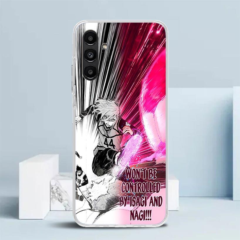 Blue Lock Football Anime Phone Case For Samsung Galaxy A17 A37 A57 A16 A15 A14 A13 A56 A55 A54 A53 A36 A35 A34 A33 A26 A25 A24 A