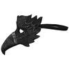 Halloween Krähenmaske Adler Vogel Halbgesichts-Maskerade Maske Tier Rabe Cosplay Kostüm Requisiten Erwachsene Frauen Männer