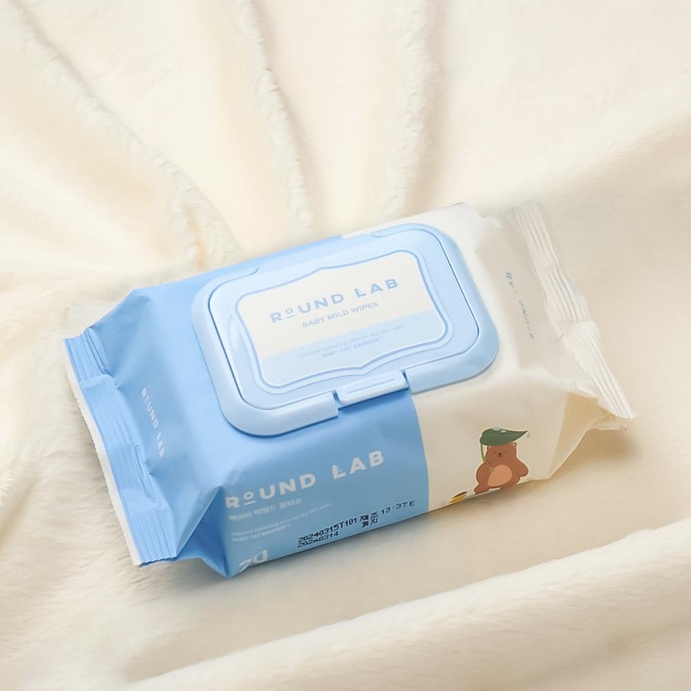 

ROUND LAB Детские мягкие салфетки 20 листов 12 шт. в упаковке