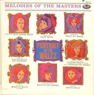 LP Record VRIOUS - Portrait of The Waltz - Melodies Of A8566 CAPITOL US Classical Used