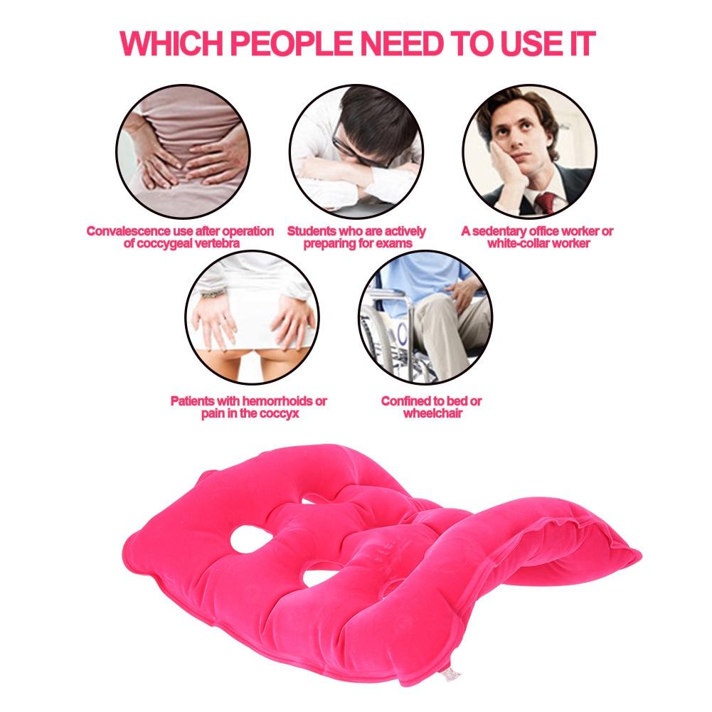 Professioanl Inflatable Seat Cushion Comfortable Chair Cushion for Elderly Disabled Office Work