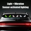 Solar Powered Solar Warning Light Animated Vehicle Signal Lights Demon Eye Light  SUV