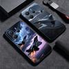 Aircraft Helicopter Formation Soft Phone Case for Xiaomi Redmi Note 12 13 14 15 Pro Plus 11 12S 11S 11T 10 4G Black Cover Back S