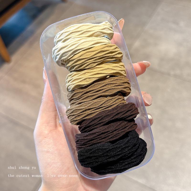 2024 Elastici Senza Cuciture ad Alta Elasticità per Capelli per Donne e Bambini – Lussuosi Accessori per Capelli.