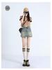 2025 Retro Spicy Girl High Waist A-Line Denim Mini Skirt - Anti-Exposure, Bodycon Fit