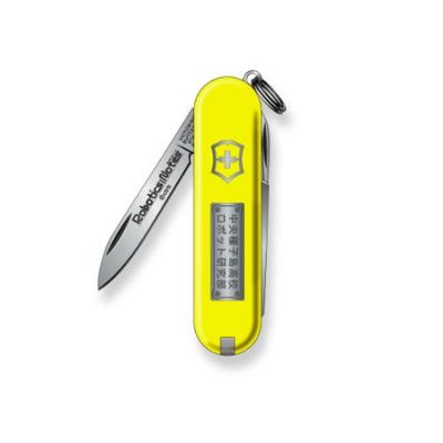 VICTORINOX MULTI TOOL YELLOW ROBOTICS;NOTES