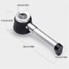Magnifier 45X Dermatoscope Handle Smooth Clear Vision with Measure Scale 45X Type B Bigger Vision with UV Light
