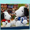 Snoopy Football Plush Toy Cartoon Sitting Stuffed Animal For Kids And Collectors